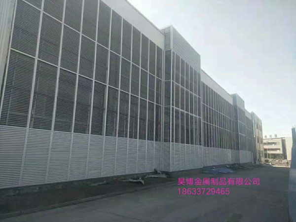 大型建築外牆體百葉窗廠家安裝案例